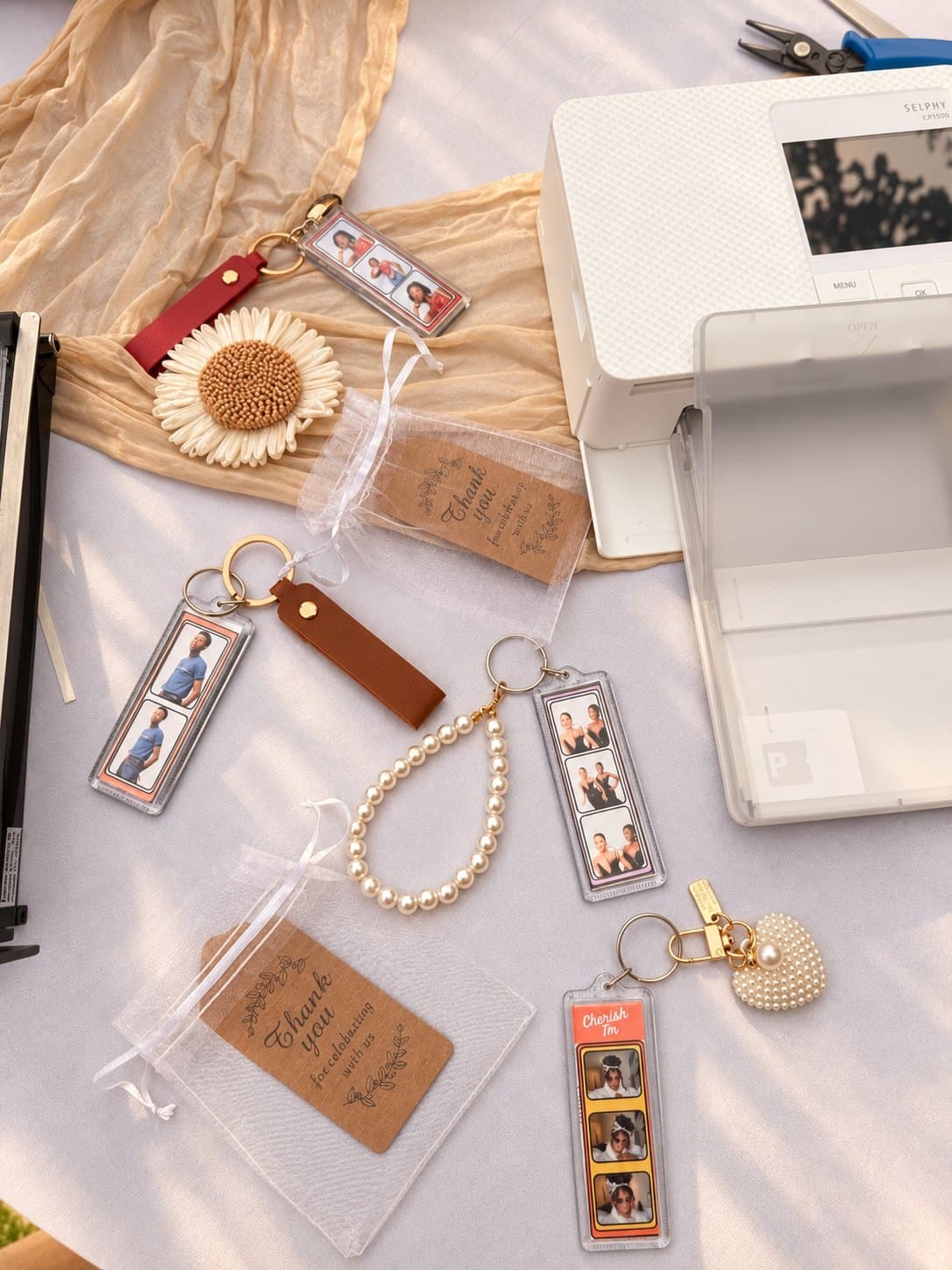 Personalized photo keychains